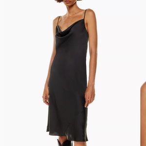 Aritzia Only Cowlneck Slip Dress